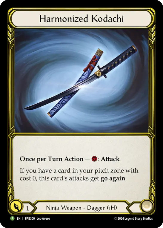 Harmonized Kodachi, Promos FAB300, promo