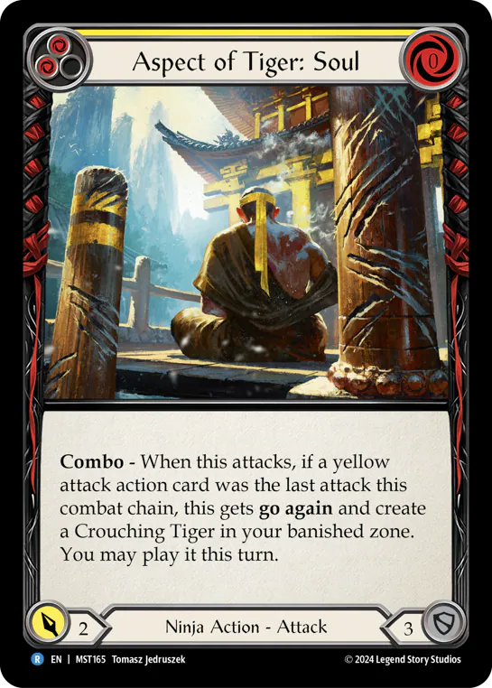 Aspect of Tiger: Soul, Part the Mistveil MST165, rare
