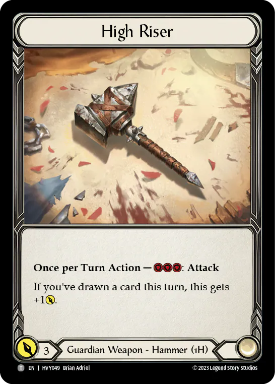 High Riser, Heavy Hitters HVY049, token