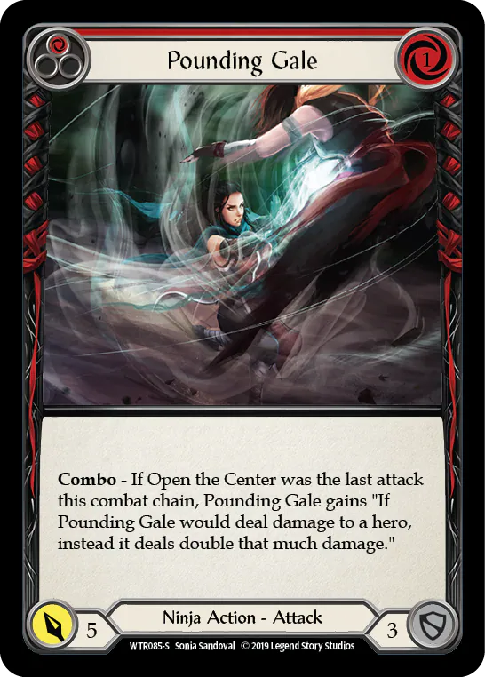Pounding Gale, Welcome to Rathe WTR085, super-rare