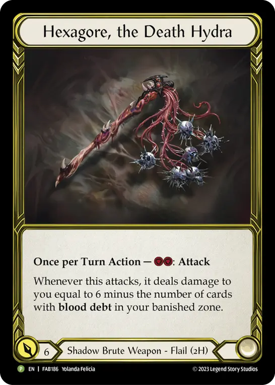 Hexagore, the Death Hydra, Promos FAB186, promo