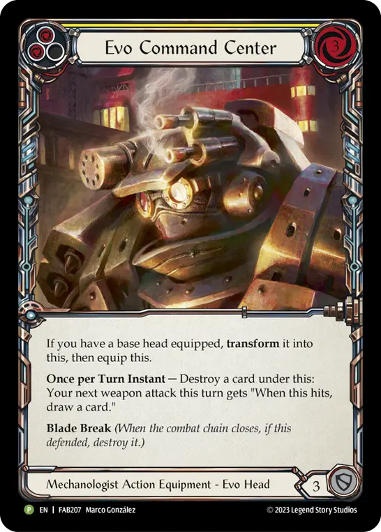 Evo Command Center, Promos FAB207, promo