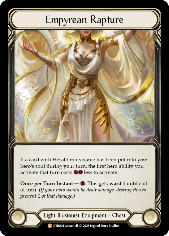 Empyrean Rapture, Dusk till Dawn DTD004, legendary