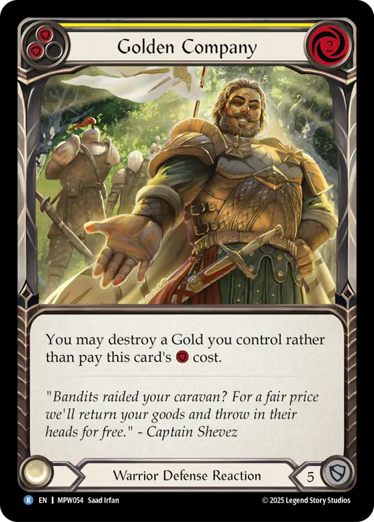 Golden Company, Mastery Pack Warrior MPW054, rare