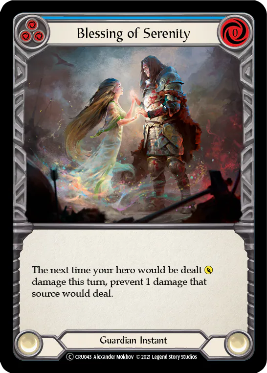 Blessing of Serenity, Crucible of War CRU043, common