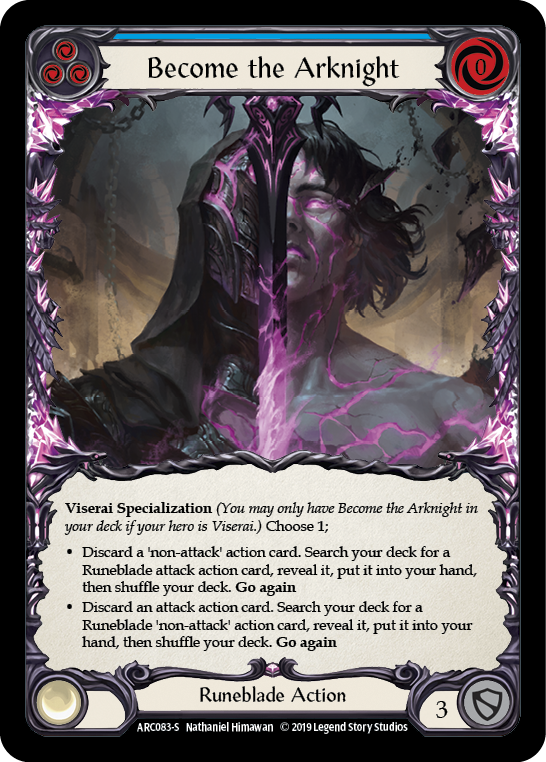 Become the Arknight, Arcane Rising ARC083, super-rare