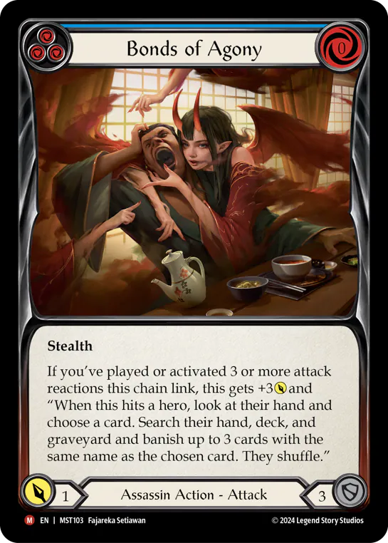 Bonds of Agony, Part the Mistveil MST103, majestic
