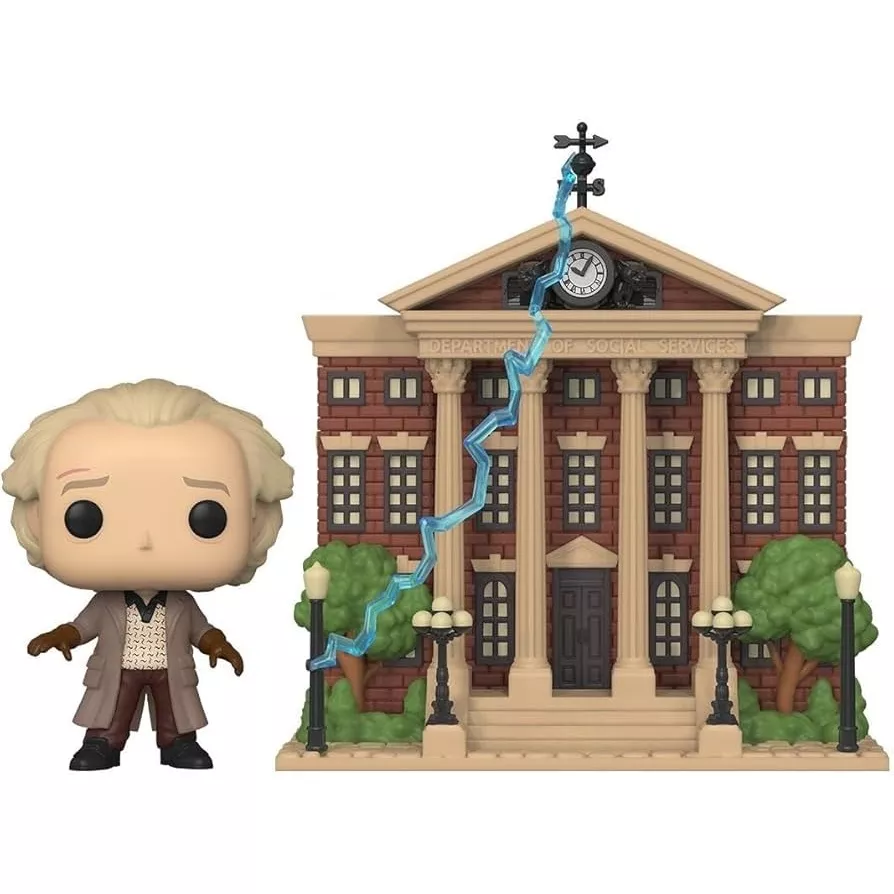 Doc with Clock Tower, Back to the Future