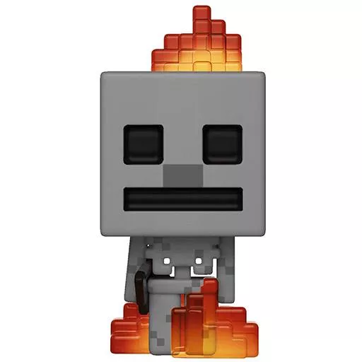 Flaming Skeleton, Minecraft