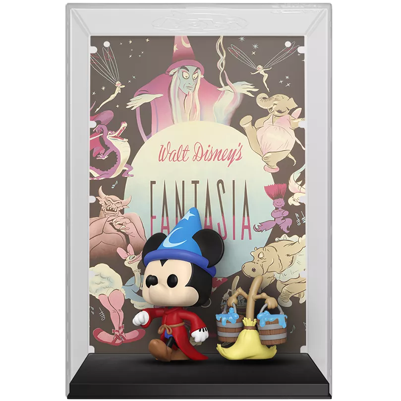 Sorcerer's Apprentice Mickey With Broom, Movie Posters