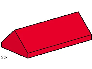 2x4 Ridge Roof Tiles Steep Sloped Red, other, 25 pcs