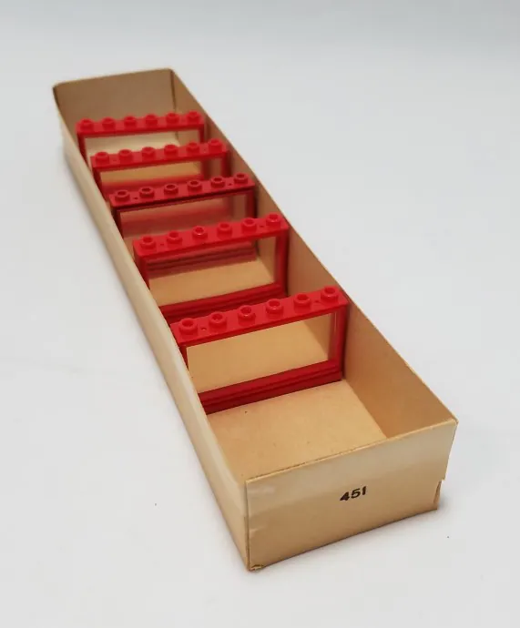 1 x 6 x 3 Window, Red or White, other, 6 pcs