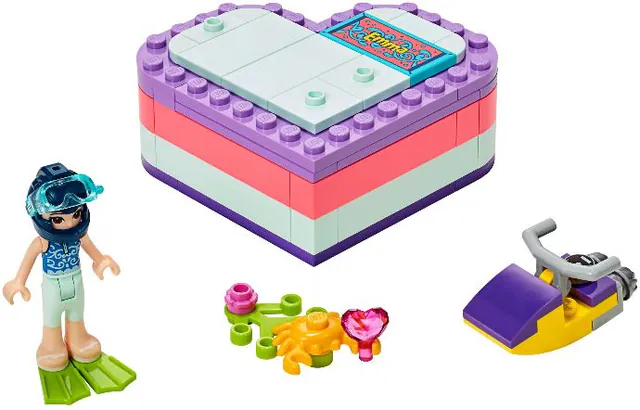 Emma's Summer Heart Box, friends, 86 pcs