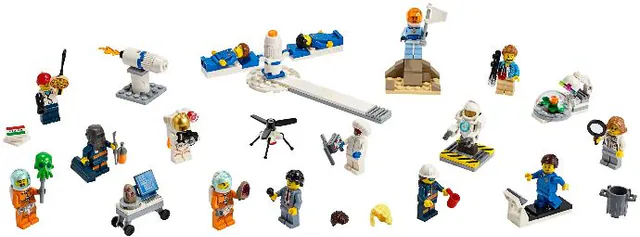People Pack - Space Research and Development, city, 209 pcs