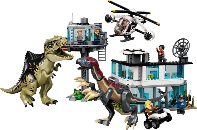 Giganotosaurus & Therizinosaurus Attack, other, 810 pcs