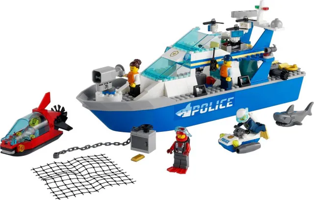 Police Patrol Boat, city, 276 pcs