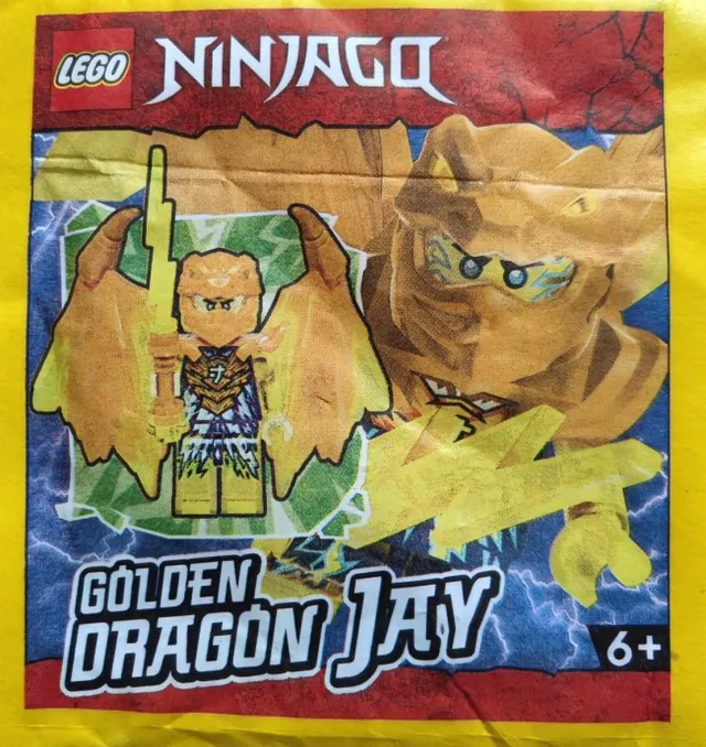 Golden Dragon Jay, ninjago, 16 pcs