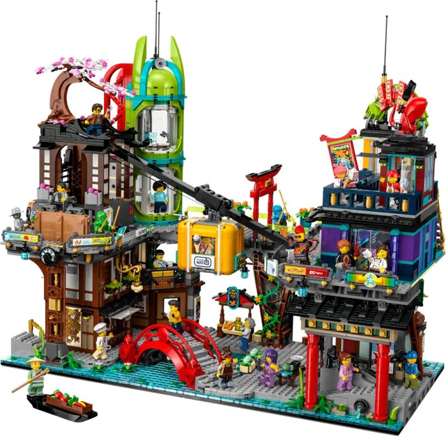 NINJAGO City Markets, ninjago, 6163 pcs