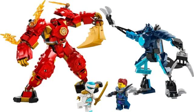 Kai's Elemental Fire Mech, ninjago, 322 pcs