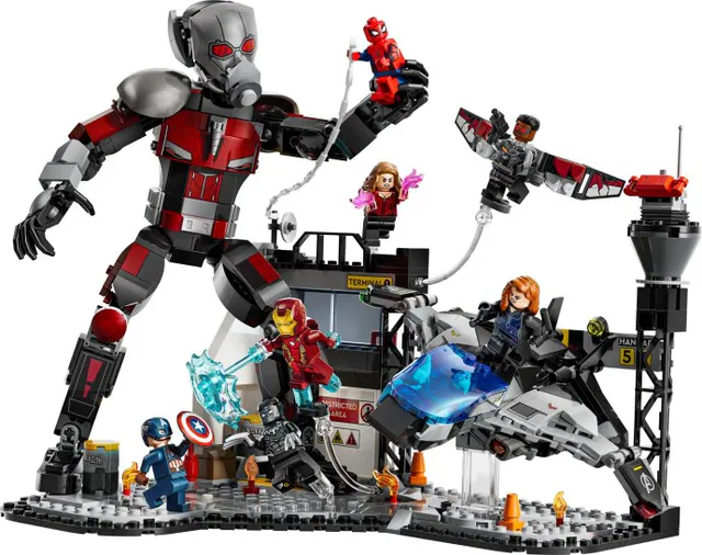 Captain America: Civil War Battle, marvel, 736 pcs