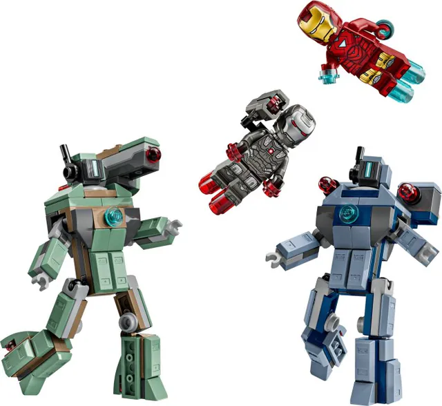 Iron Man & War Machine vs. Hammer Drones, marvel, 204 pcs