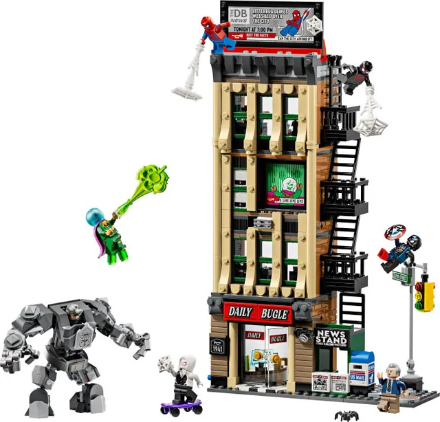 Spider-Man vs. Mysterio: The Daily Bugle, marvel, 781 pcs
