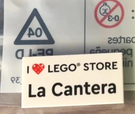I Love LEGO Store La Cantera Tile, other, 1 pcs