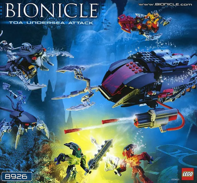 Toa Undersea Attack, other, 401 pcs