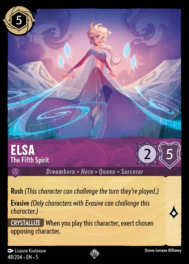 Elsa, Shimmering Skies 48, super-rare