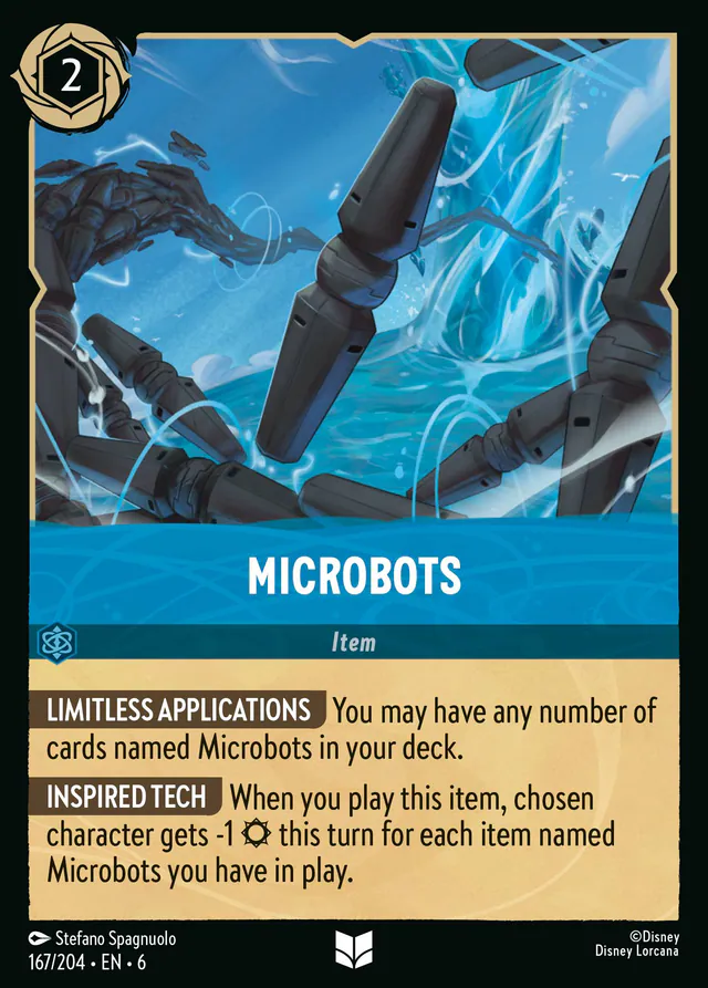 Microbots, Azurite Sea 167, uncommon