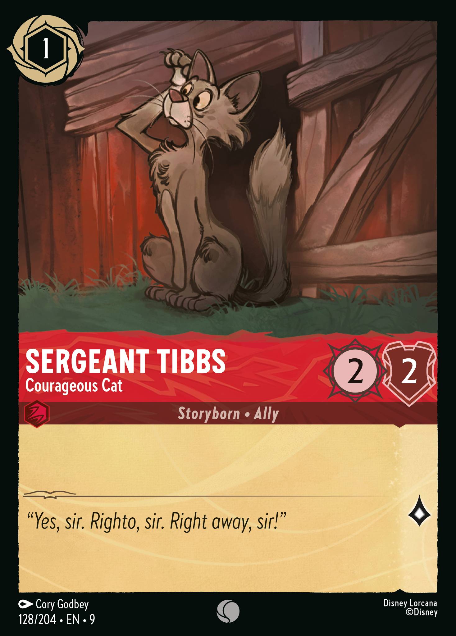 Sergeant Tibbs, Fabled 128, common