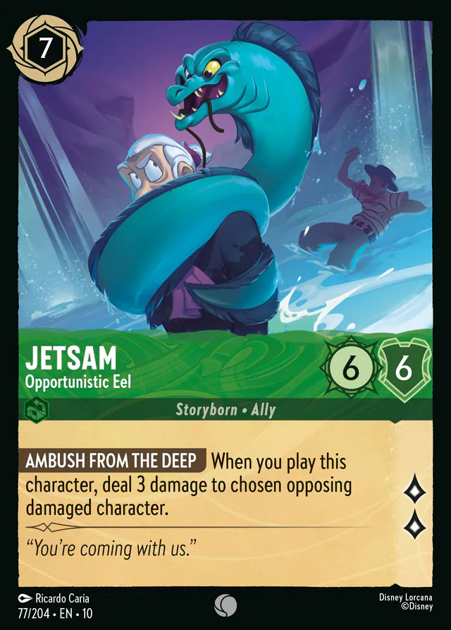 Jetsam, Whispers in the Well 77, common