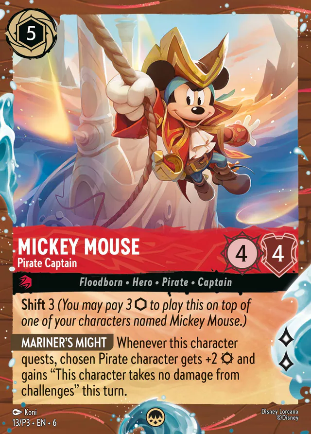 Mickey Mouse, Azurite Sea 13, special