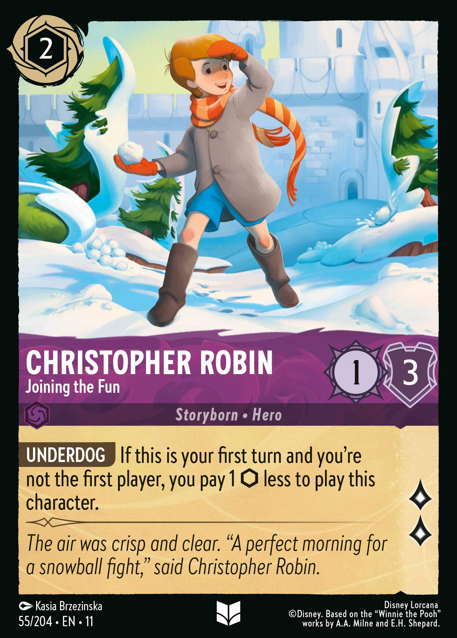 Christopher Robin, Winterspell 55, uncommon