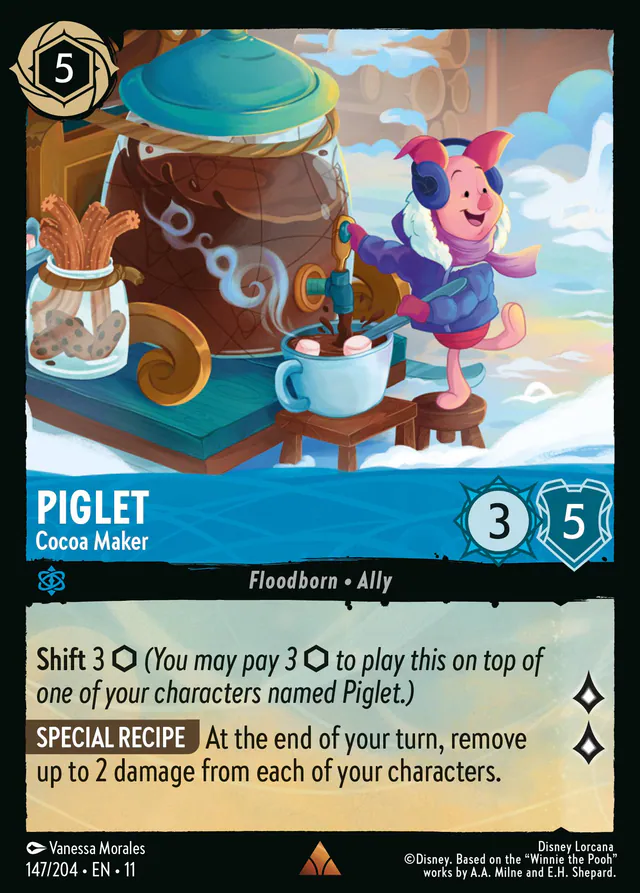 Piglet, Winterspell 147, rare