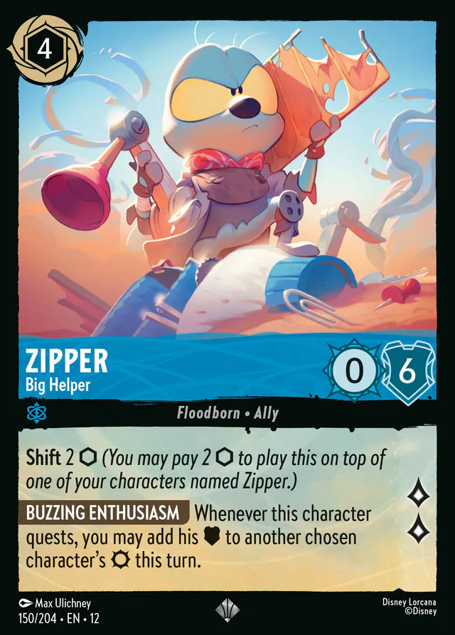Zipper, Wilds Unknown 150, super-rare