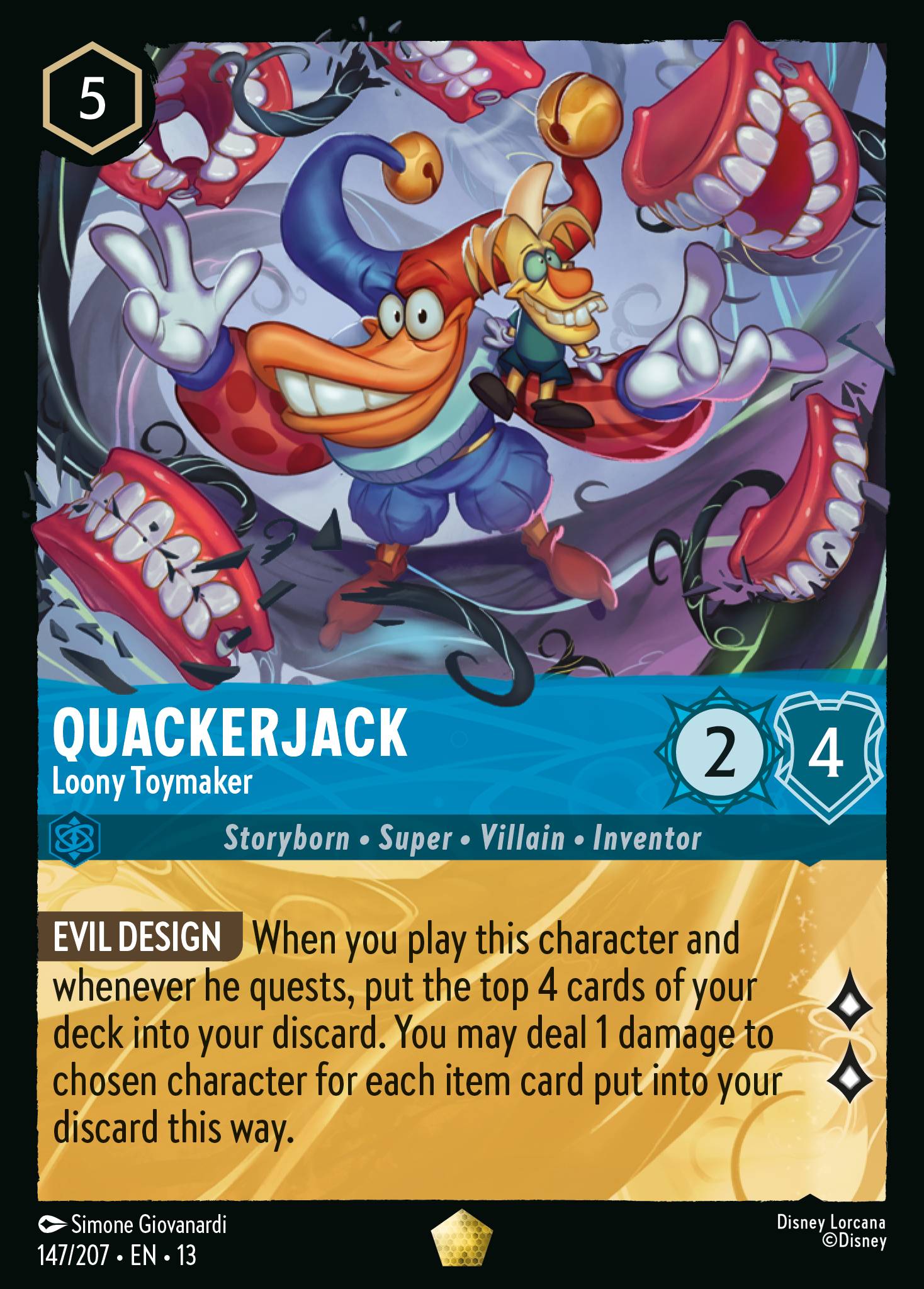 Quackerjack, Attack of the Vine! 147, legendary