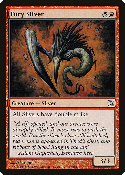 Fury Sliver, Time Spiral 157, uncommon