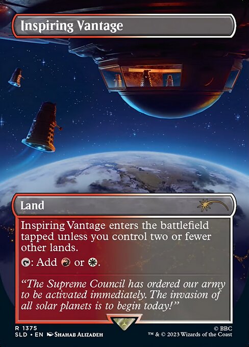 Inspiring Vantage, Secret Lair Drop 1375, rare