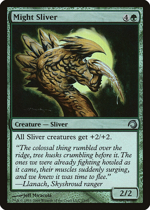 Might Sliver, Premium Deck Series: Slivers 23, uncommon