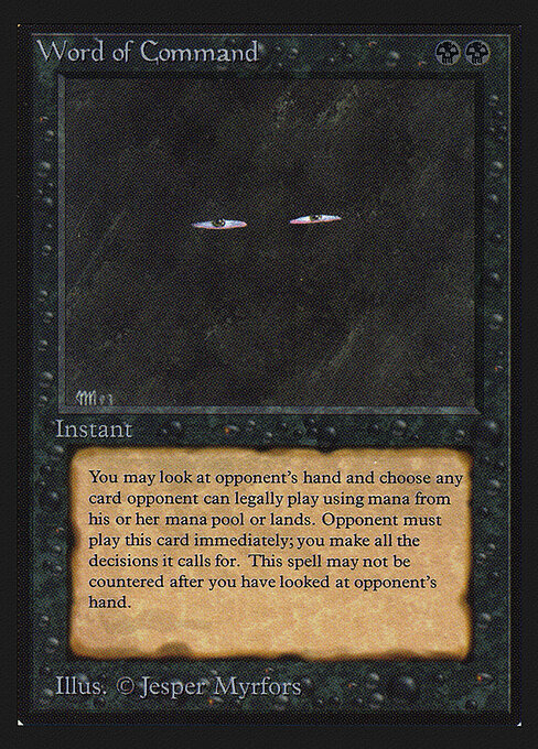 Word of Command, Collectors' Edition 137, rare