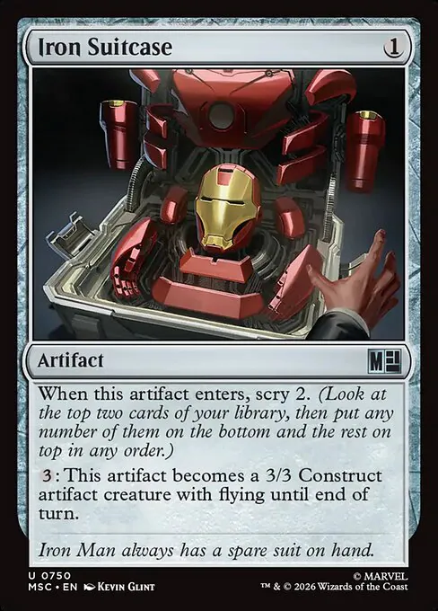 Iron Suitcase, Marvel Super Heroes Commander, uncommon