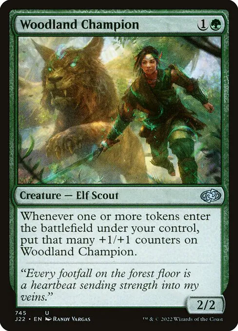Woodland Champion, Jumpstart 2022 745, uncommon