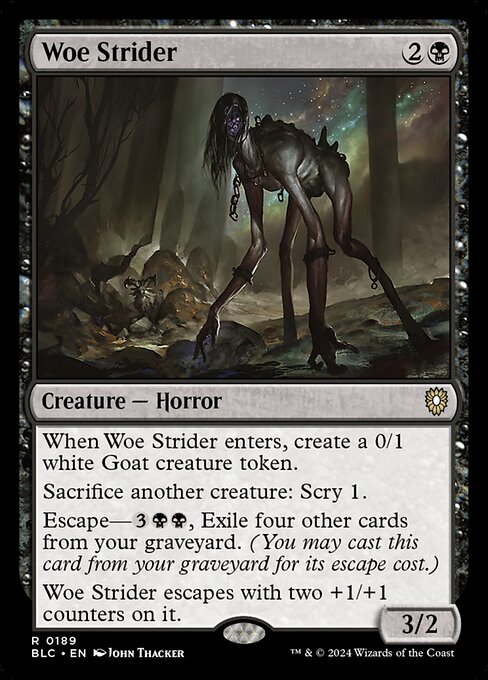 Woe Strider, Bloomburrow Commander 189, rare