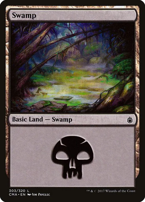 Swamp, Commander Anthology 303, common