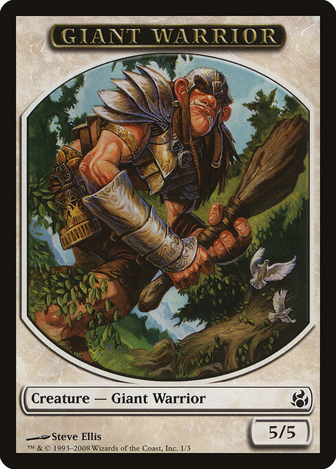 Giant Warrior, Morningtide Tokens 1, common