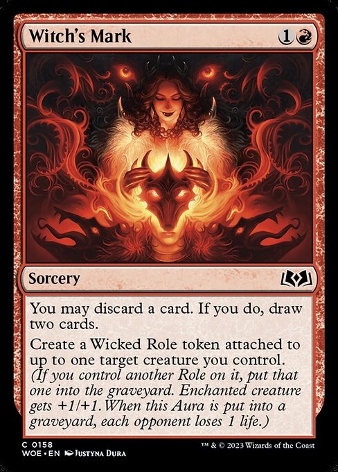 Witch's Mark, Wilds of Eldraine 158, common