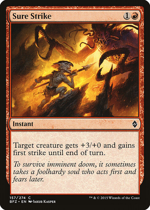 Sure Strike, Battle for Zendikar 157, common