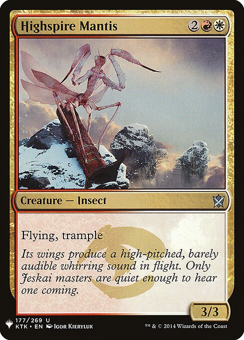 Highspire Mantis, The List KTK-177, uncommon