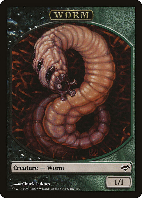 Worm, Eventide Tokens 6, common